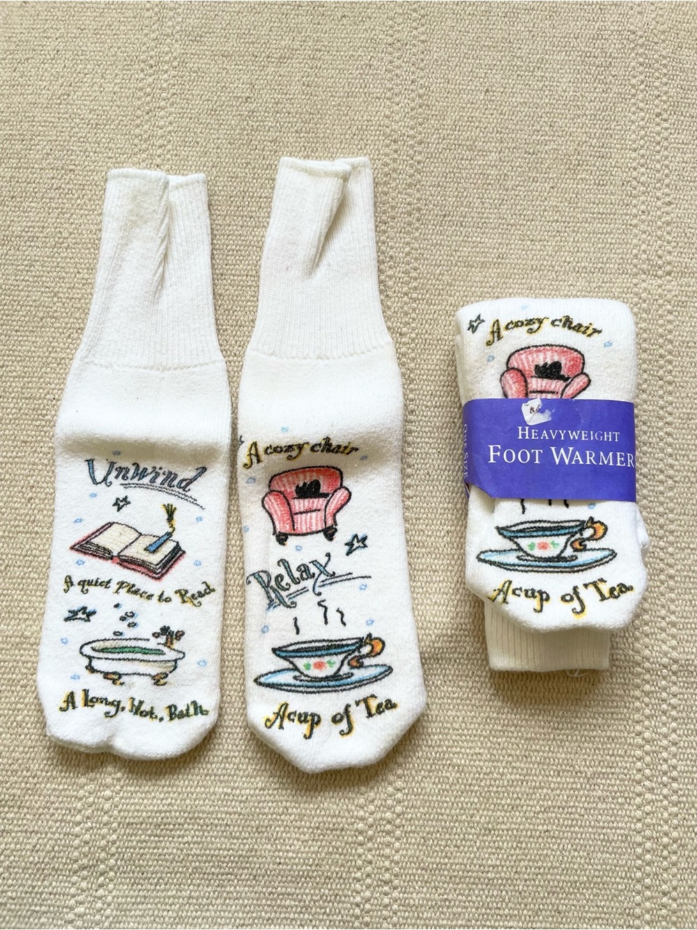Vintage Socks One Size Pheobe  Buffay Friends Quirky Relevant Products Cotton